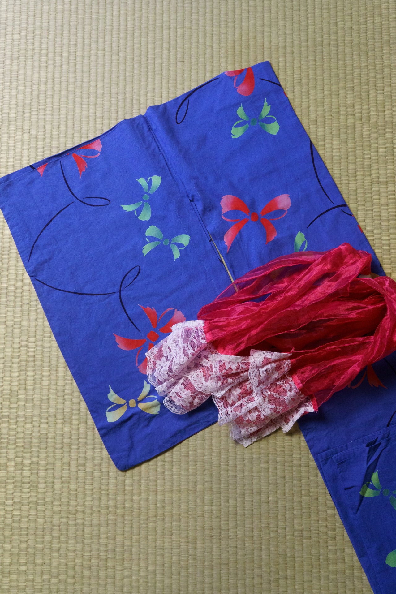KIDSりぼん浴衣セット