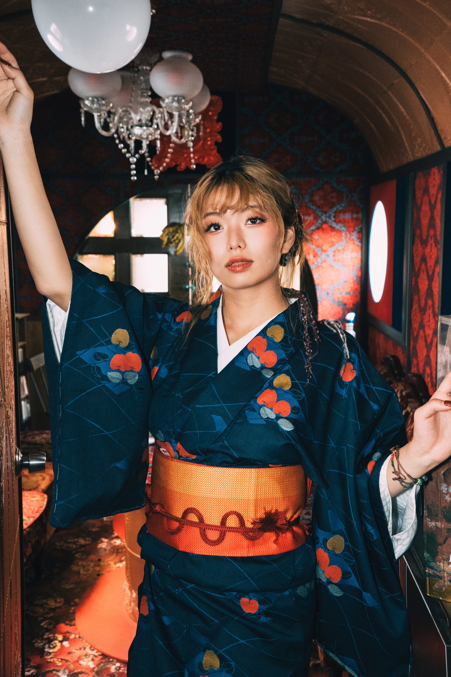 ENIPIS セレクト｜ヴィンテージ着物3点セット｜りんごアンサンブル