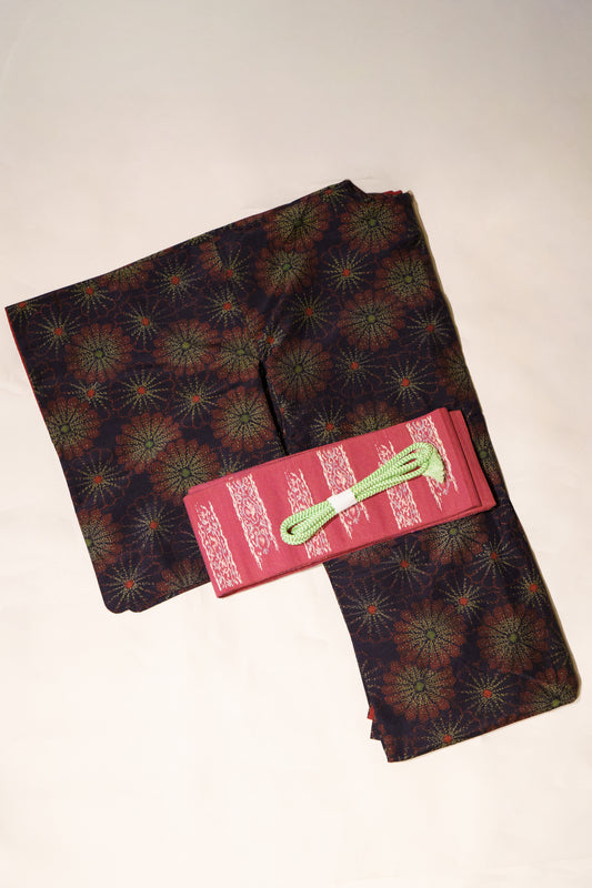 ENIPIS セレクト｜ヴィンテージ着物3点セット｜花火