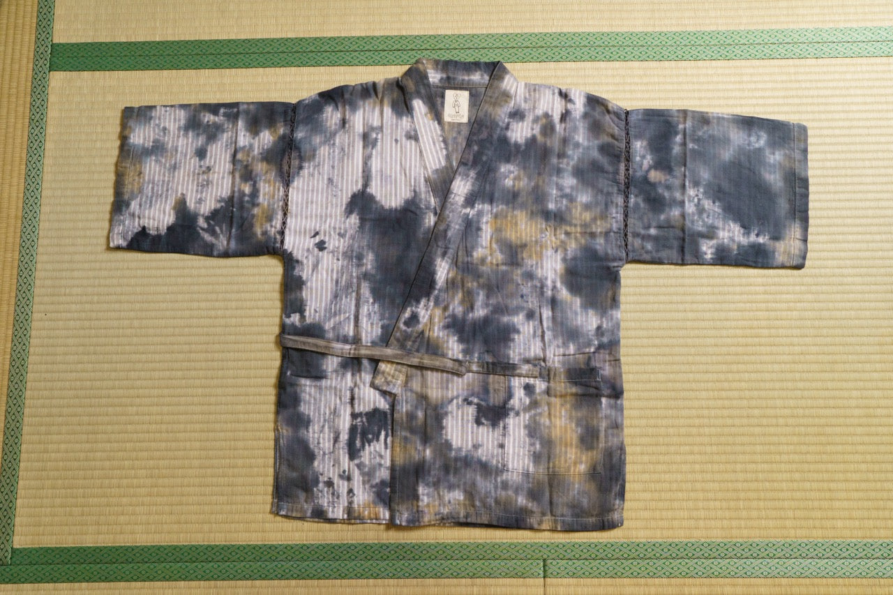 ぶち柄甚平