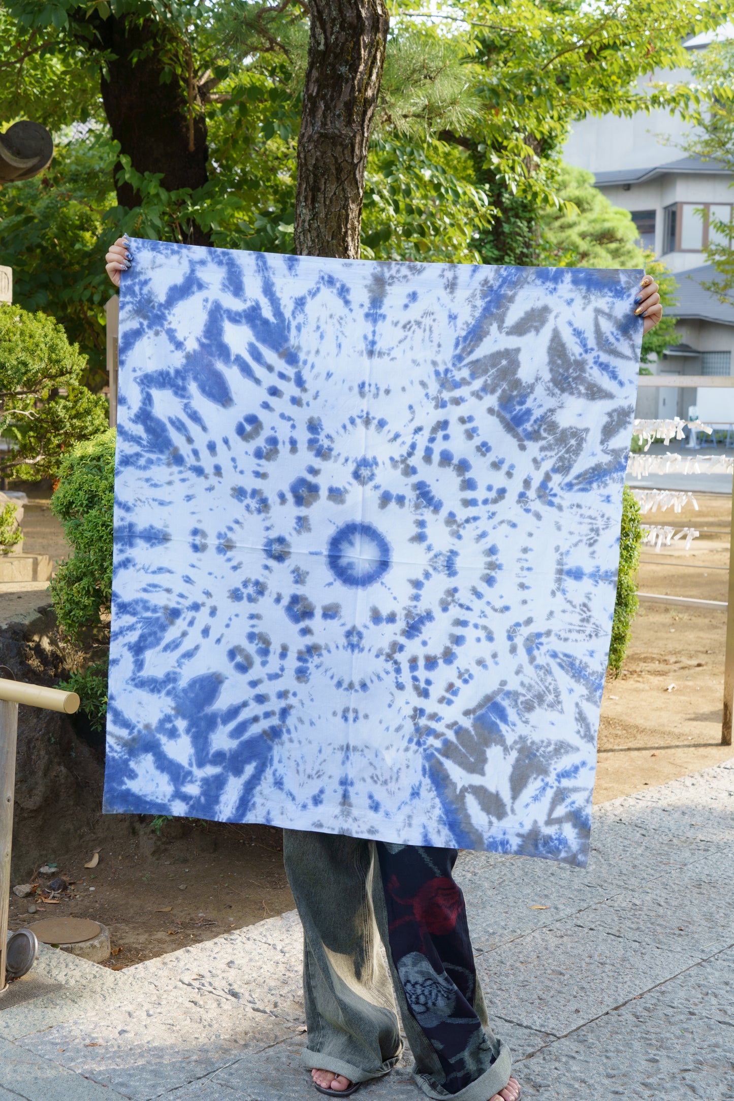 tie-dye 風呂敷